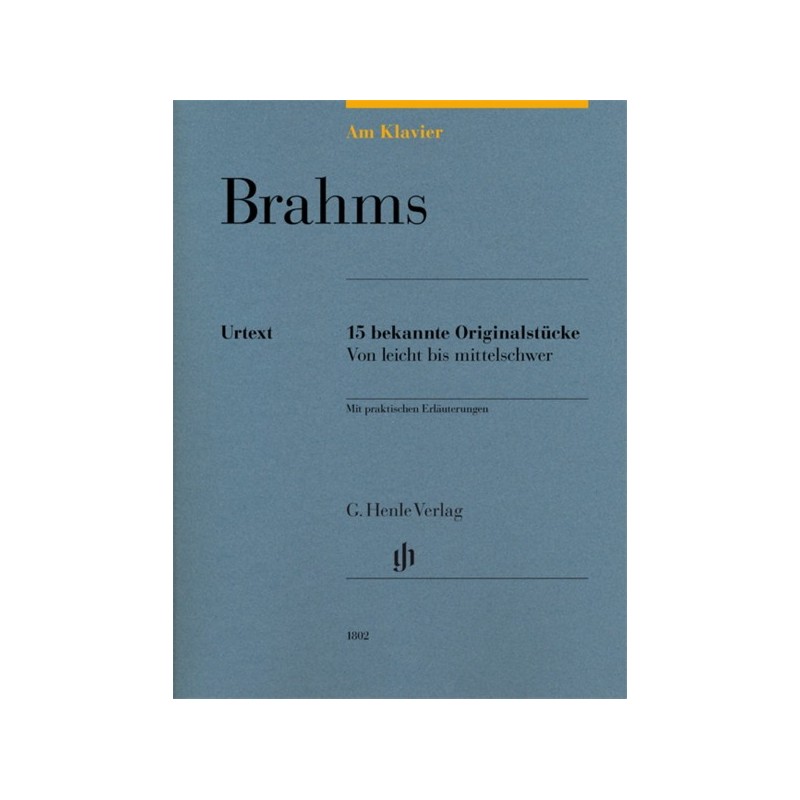 9790201818023HN1802 Am Klavier - 15 Bekannte Originalstücke