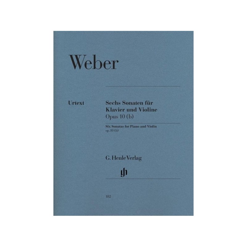 9790201801827HN182 6 Sonatas For Piano And Violin op. 10