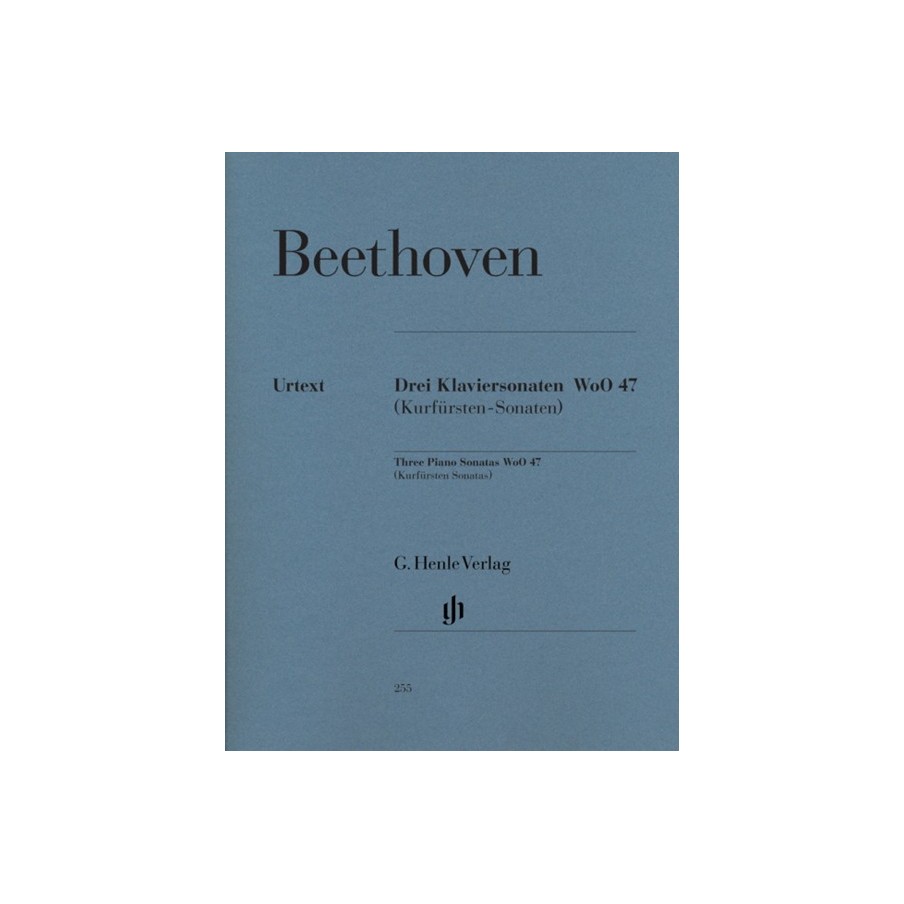 9790201802558HN255 3 Piano Sonatas WoO 47 [Kurfürsten]