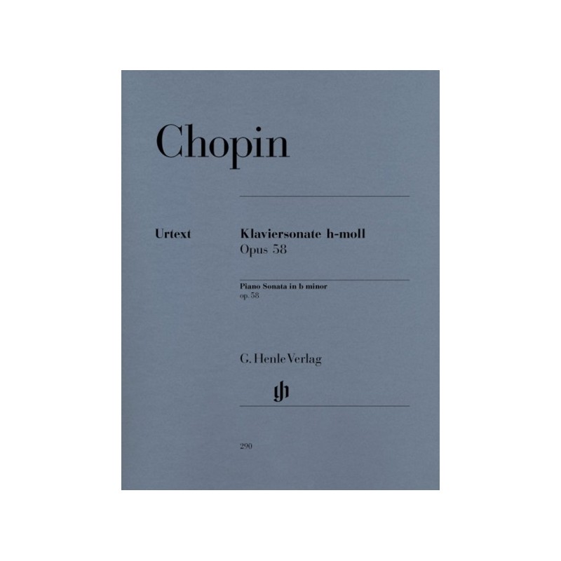 9790201802909HN290 Piano Sonata In B Minor Op.58