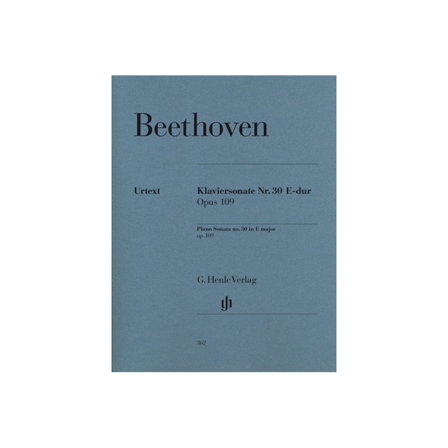 9790201803623HN362 Klaviersonate E-Dur Op. 109