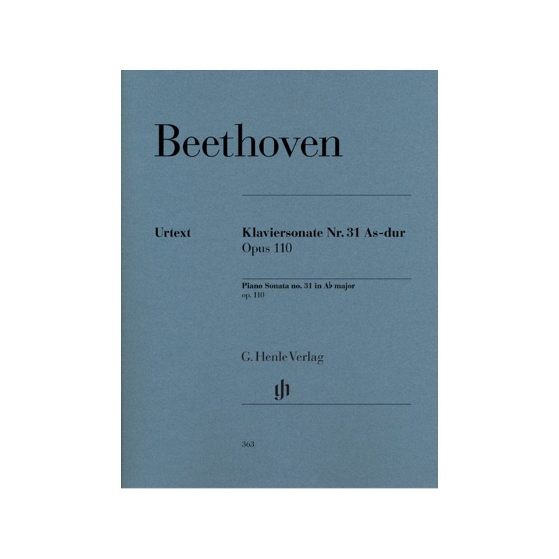 9790201803630HN363 Piano Sonata In A Flat Op.110