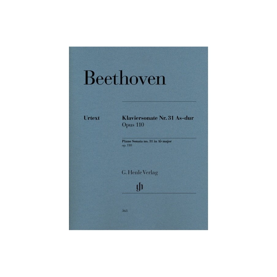 9790201803630HN363 Piano Sonata In A Flat Op.110