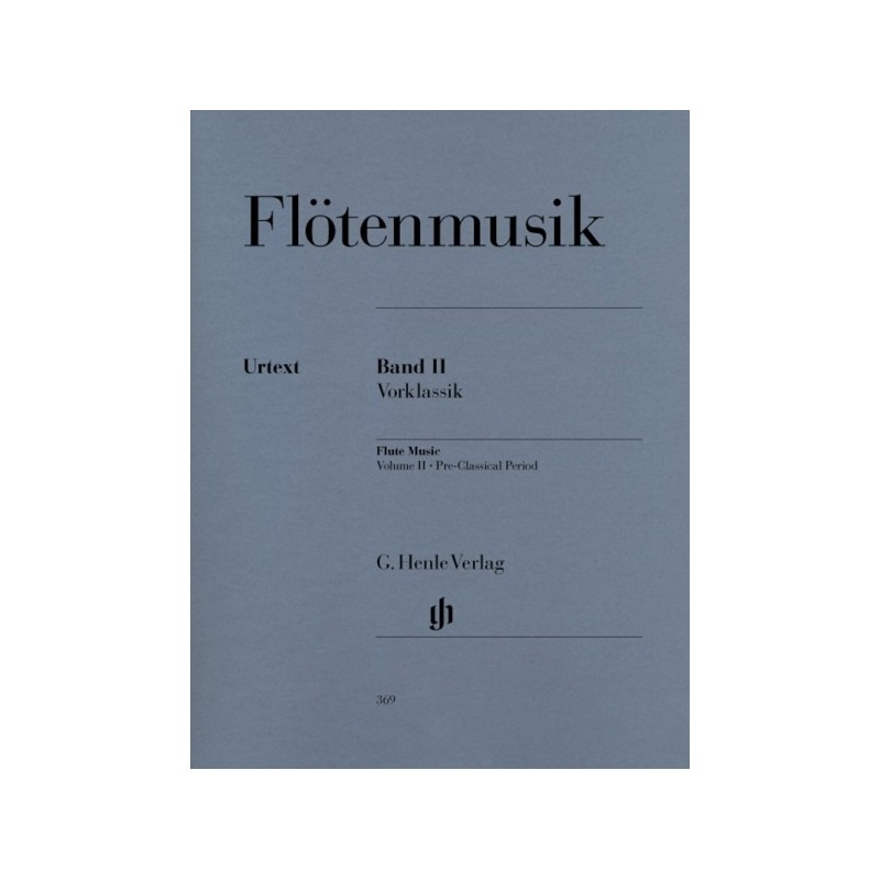 9790201803692HN369 Flötenmusik 2 Vorklassik