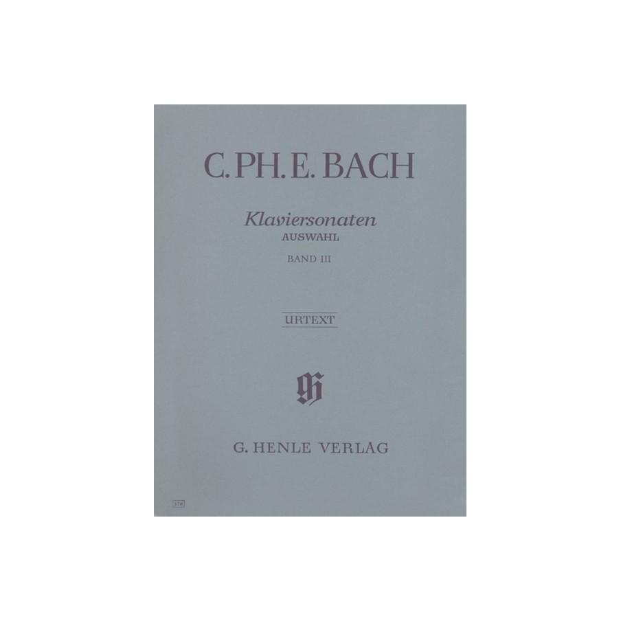 9790201803784HN378 Sonaten 3 (Auswahl)