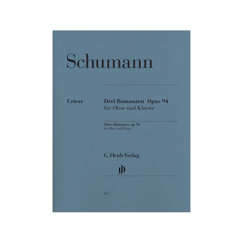 9790201804279HN427 Romances For Oboe And Piano Op.94