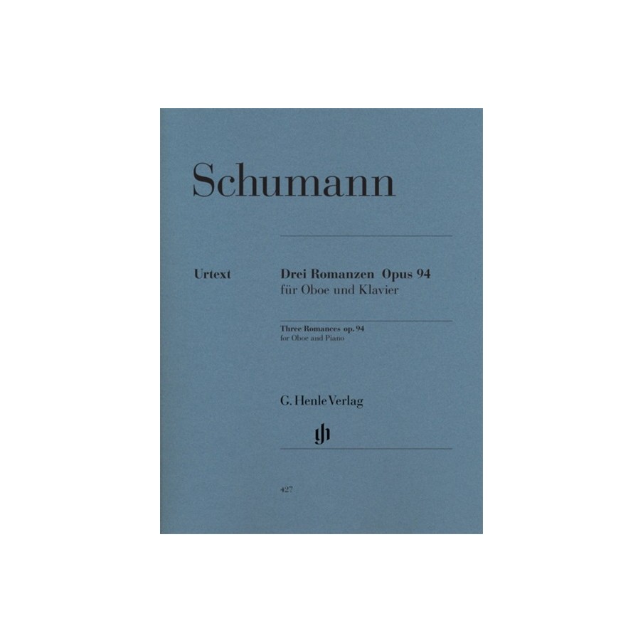 9790201804279HN427 Romances For Oboe And Piano Op.94