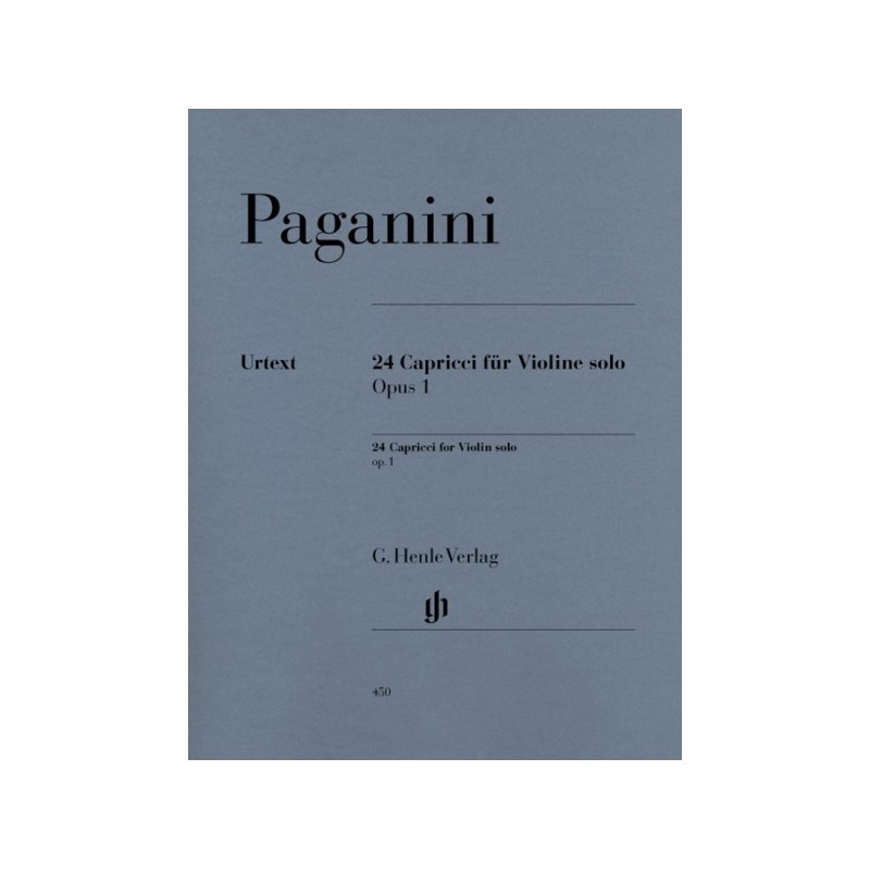 9790201804507HN450 24 Capricci op. 1