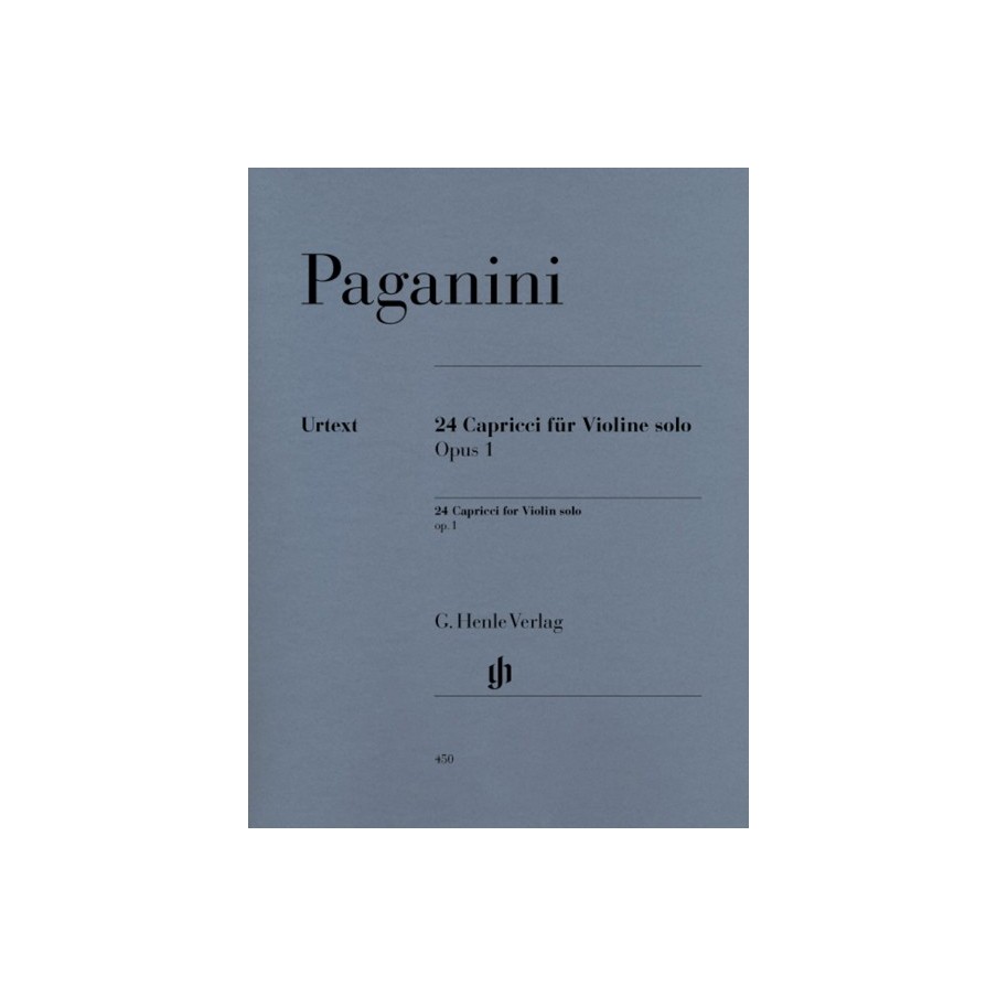9790201804507HN450 24 Capricci op. 1