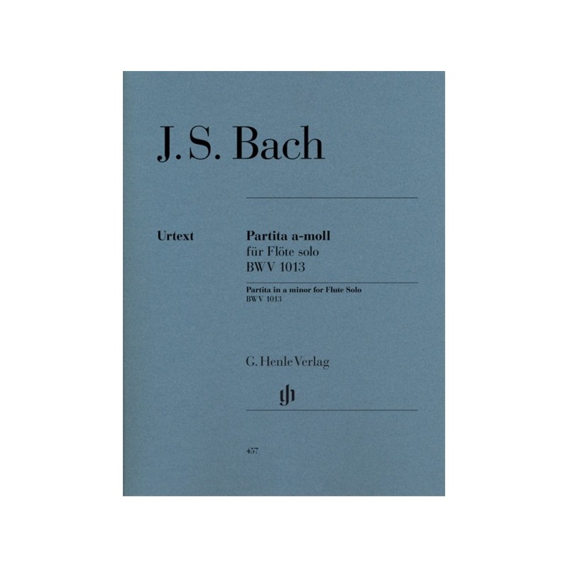 9790201804576HN457 Partita A-Moll Flote Solo BWV 1013