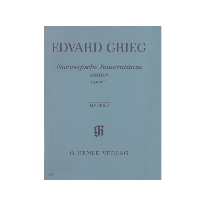 9790201804910HN491 Norwegian Peasant Dances [Slåtter] op. 72
