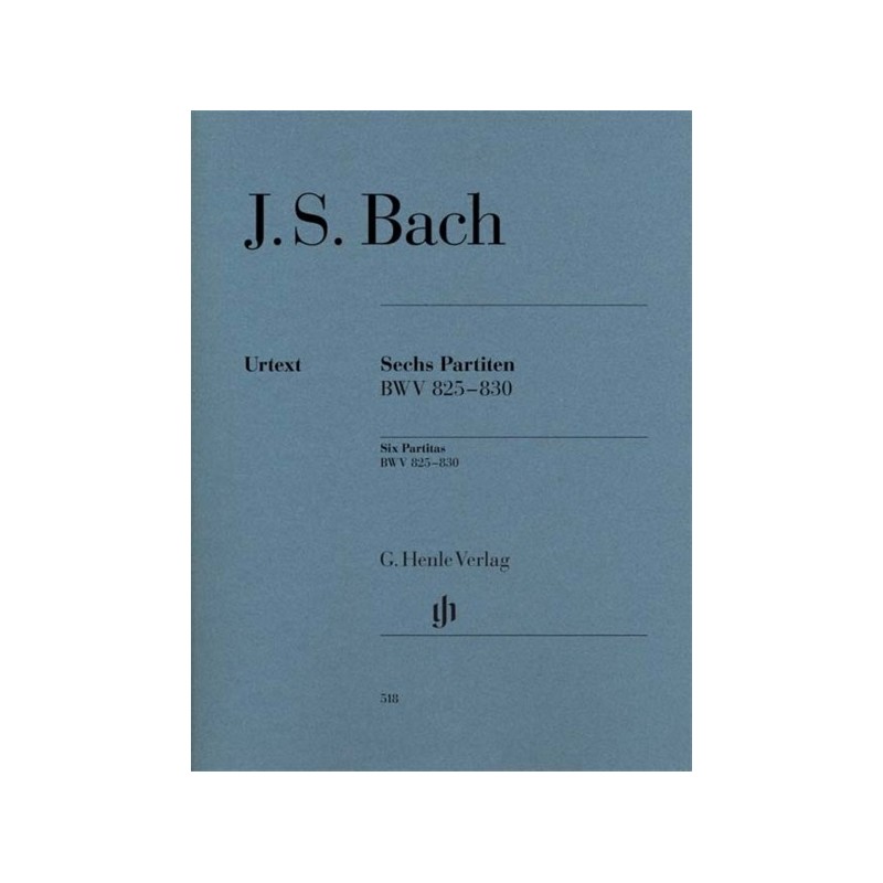 9790201805184HN518 Sechs Partiten BWV 825-830