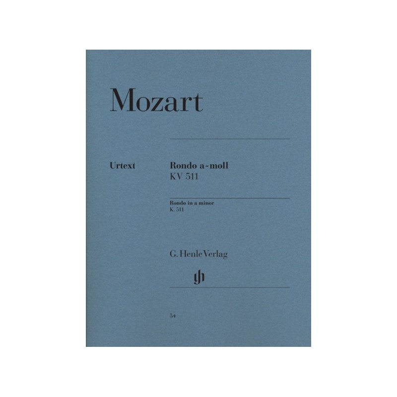 9790201800547HN54 Rondo A Minor K. 511