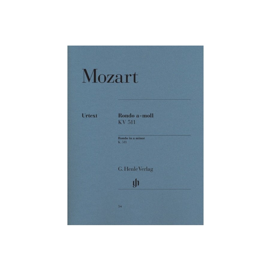 9790201800547HN54 Rondo A Minor K. 511