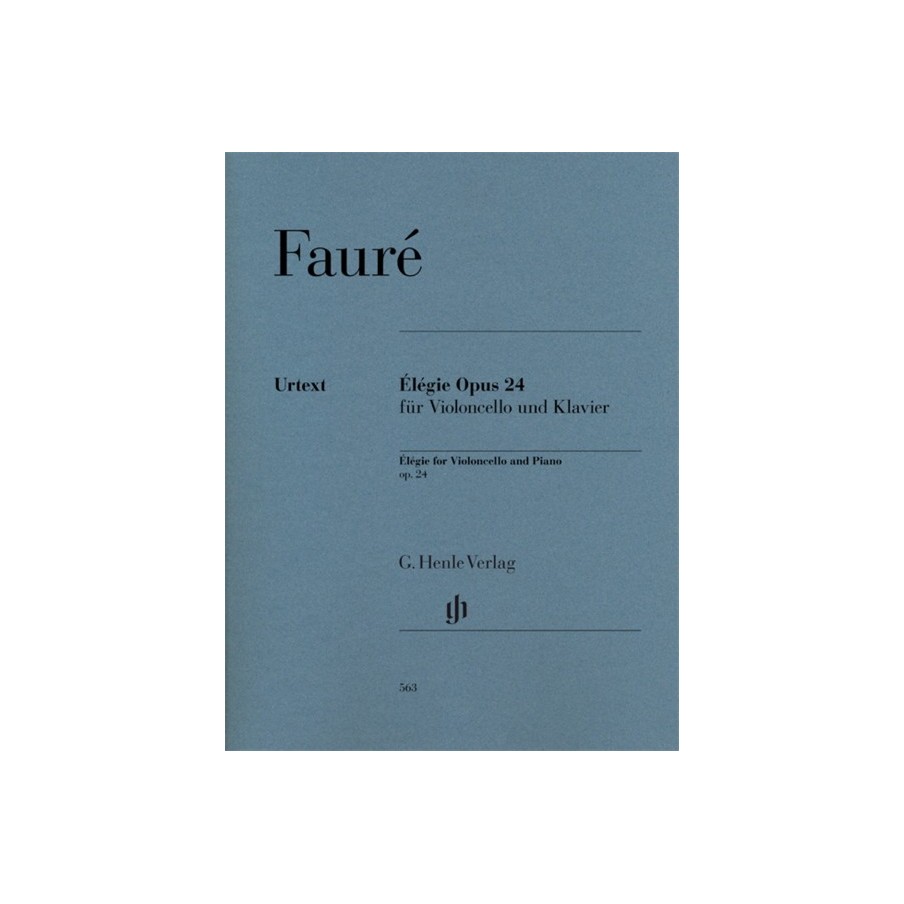 9790201805634HN563 Élégie Op.24 For Violoncello And Piano