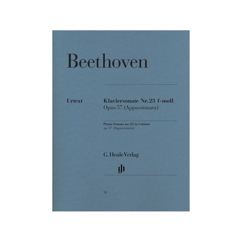 9790201800585HN58 Piano Sonata In F Minor Op.57 - Appassionata