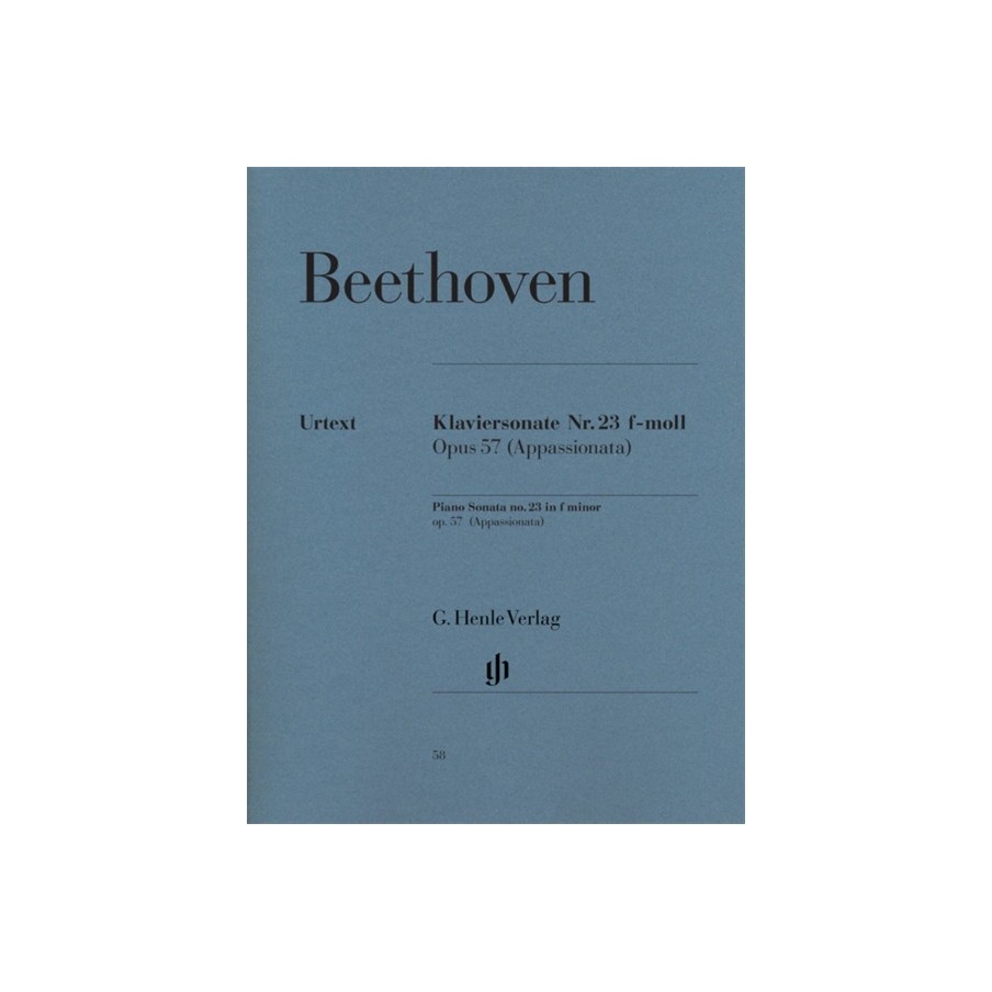 9790201800585HN58 Piano Sonata In F Minor Op.57 - Appassionata
