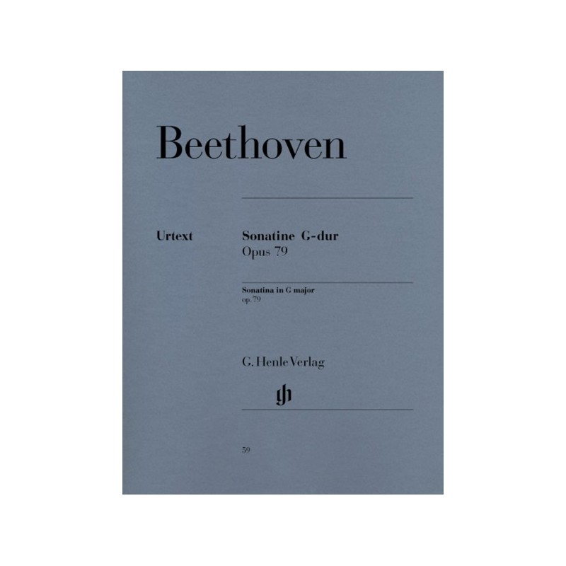 9790201800592HN59 Sonatina In G Major Op. 79