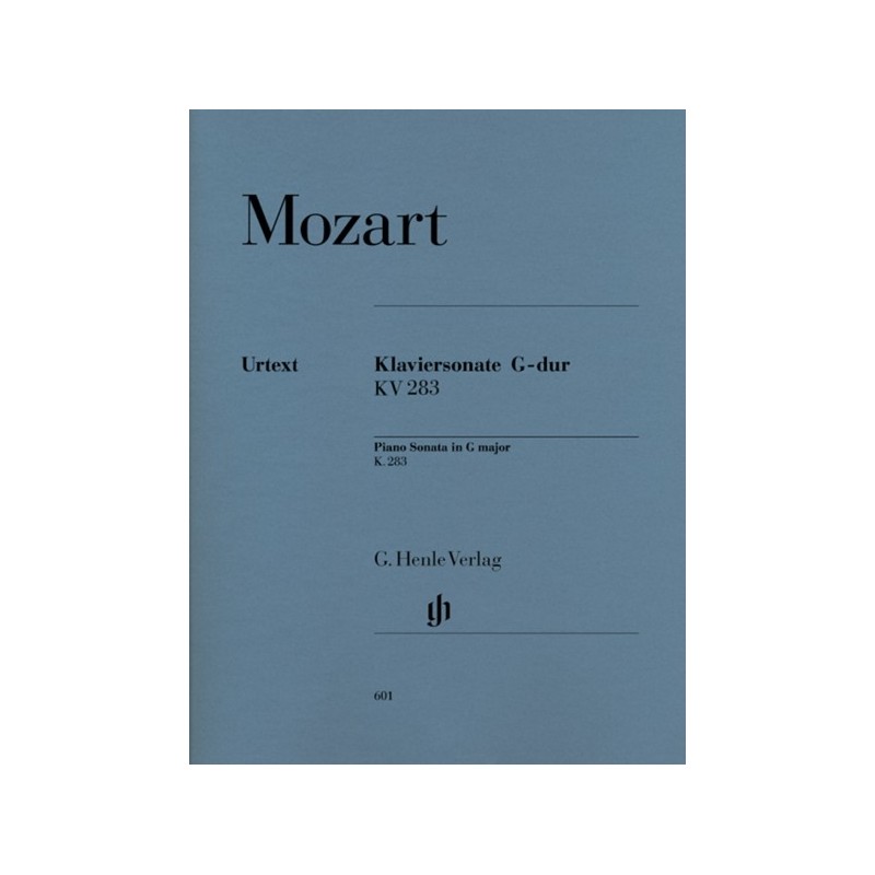 9790201806013HN601 Piano Sonata In G KV 283