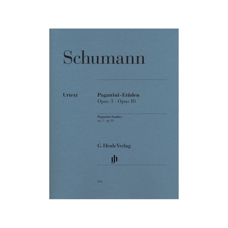 9790201806143HN614 Paganini-Studies Op. 3 And Op. 10