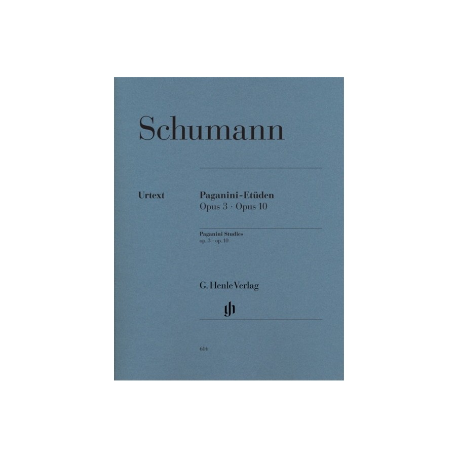 9790201806143HN614 Paganini-Studies Op. 3 And Op. 10