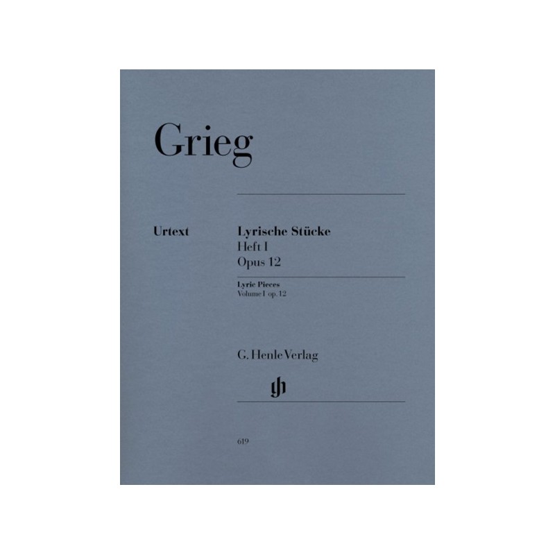 9790201806198HN619 Lyric Pieces - Volume 1 Op.12