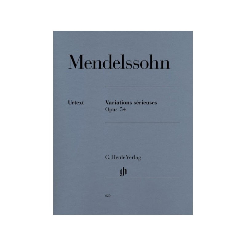 9790201806204HN620 Variations Sérieuses Op. 54