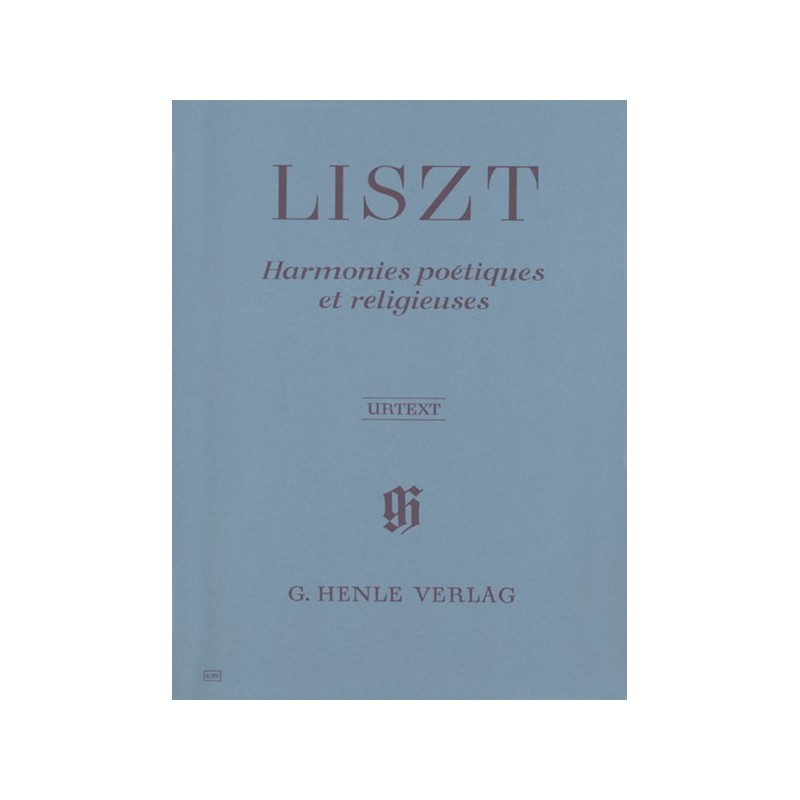 9790201806396HN639 Harmonies Poétiques et Religieuses