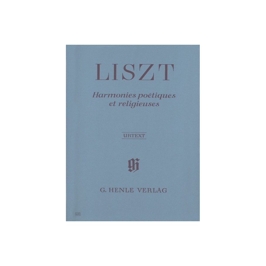 9790201806396HN639 Harmonies Poétiques et Religieuses