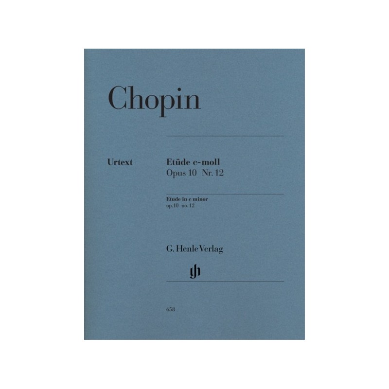 9790201806587HN658 Etude C Minor Op. 10 No. 12