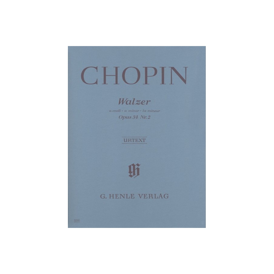 9790201806594HN659 Walzer A-Moll Op. 34 No. 2
