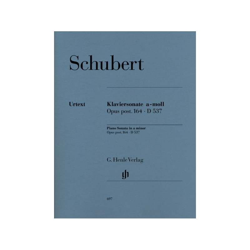 9790201806976HN697 Klaviersonate A-Moll Opus Post. 164 D537
