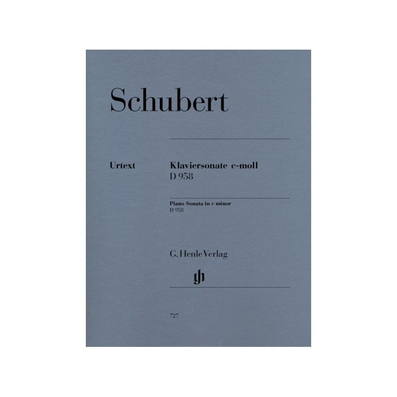 9790201807270HN727 Piano Sonata In C Minor D.958