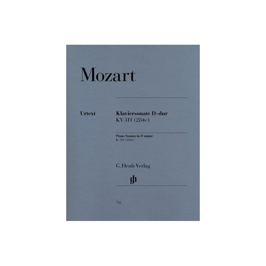 9790201807522HN752 Piano Sonata In D Major KV 311