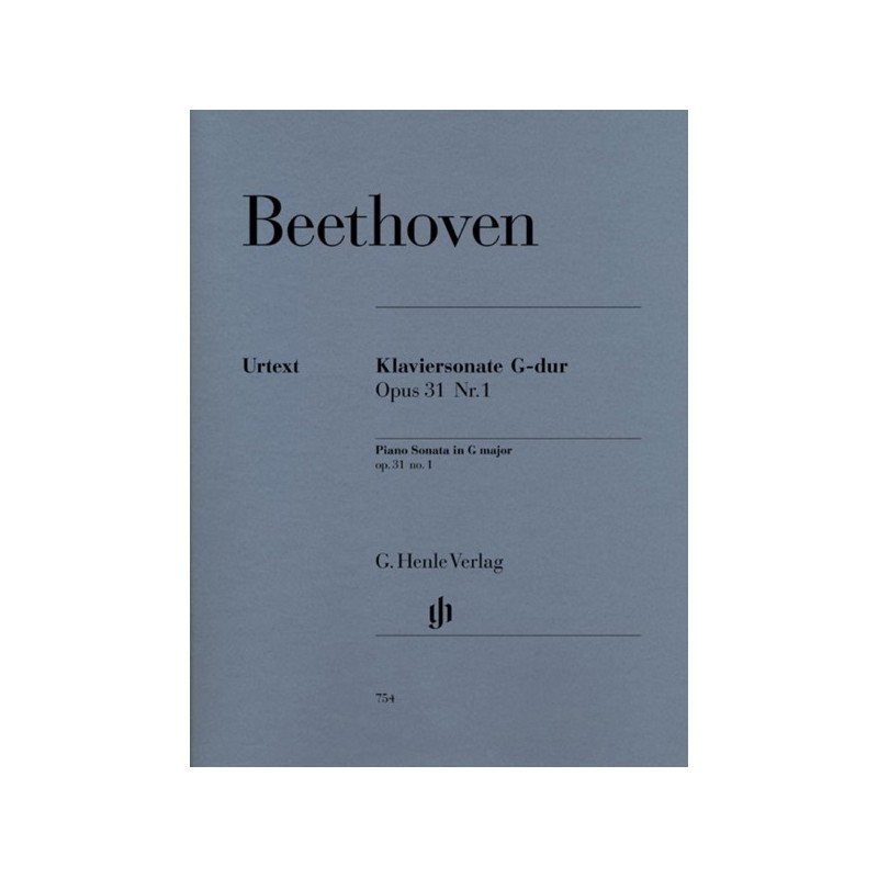 9790201807546HN754 Piano Sonata In G Op.31 No.1