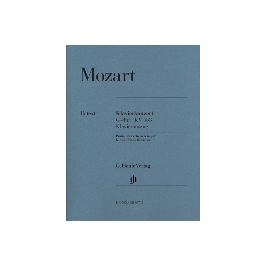 9790201807652HN765 Piano Concerto G Major KV.453