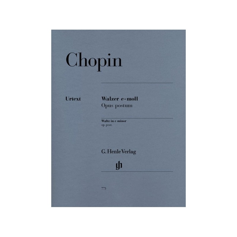 9790201807713HN771 Walzer E-Moll Opus Postum