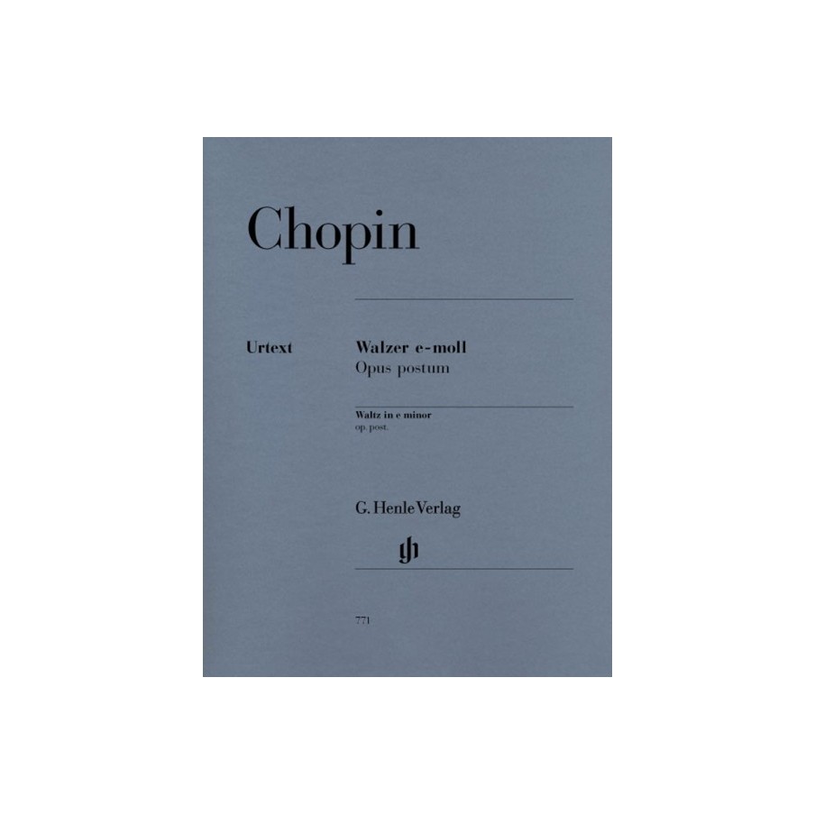 9790201807713HN771 Walzer E-Moll Opus Postum