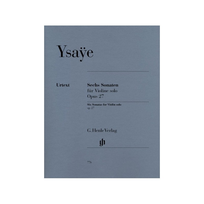 9790201807768HN776 6 Sonaten Opus 27