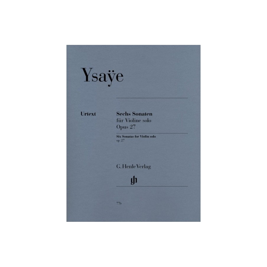 9790201807768HN776 6 Sonaten Opus 27
