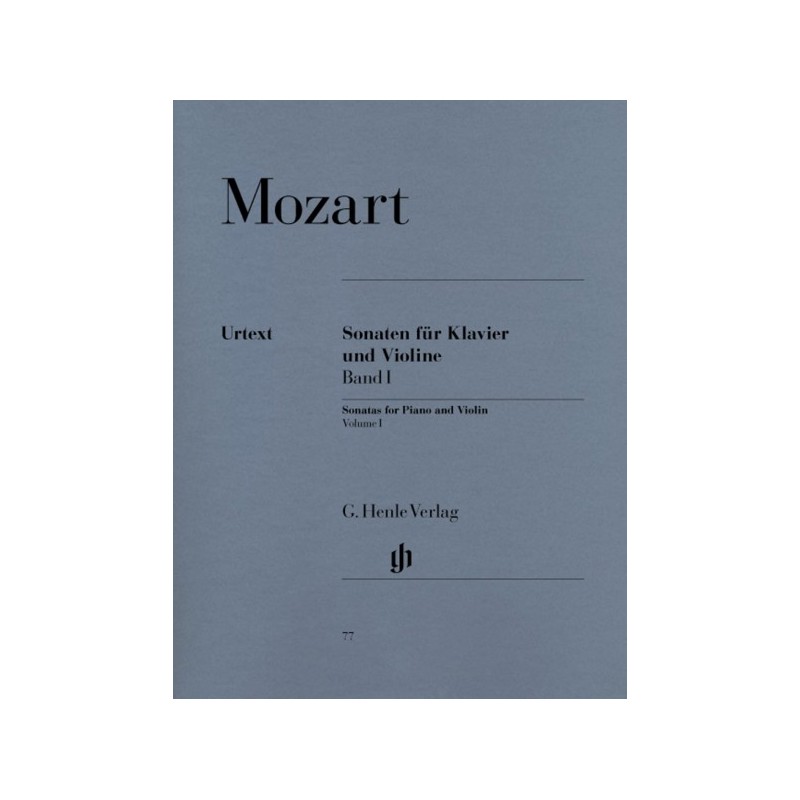 9790201800776HN77 Violin Sonatas - Volume 1