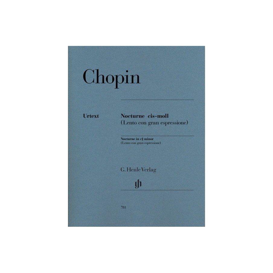 9790201807812HN781 Nocturne In C Sharp Minor Op. Post