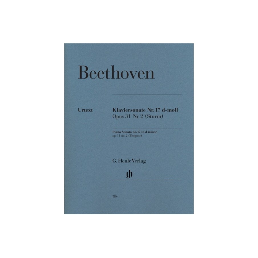 9790201807843HN784 Piano Sonata In D Minor 'Tempest' Op.31 No.2