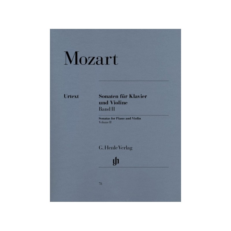 9790201800783HN78 Violin Sonatas - Volume 2