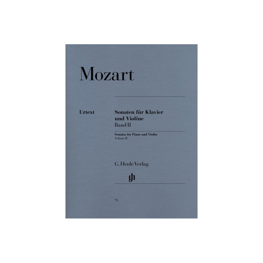 9790201800783HN78 Violin Sonatas - Volume 2