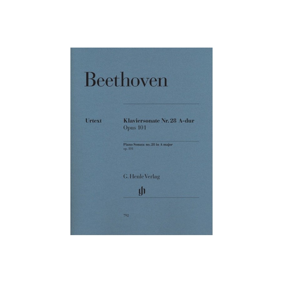9790201807928HN792 Piano Sonata No. 28 In A Major Op. 101