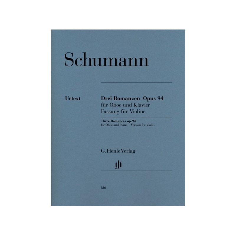 9790201808161HN816 Drei Romanzen Op. 94