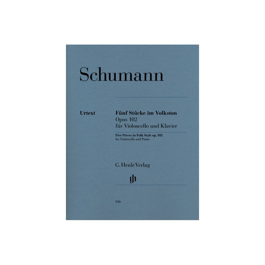 9790201809106HN910 Five Pieces In Folk Style Op.102 - Cello Version