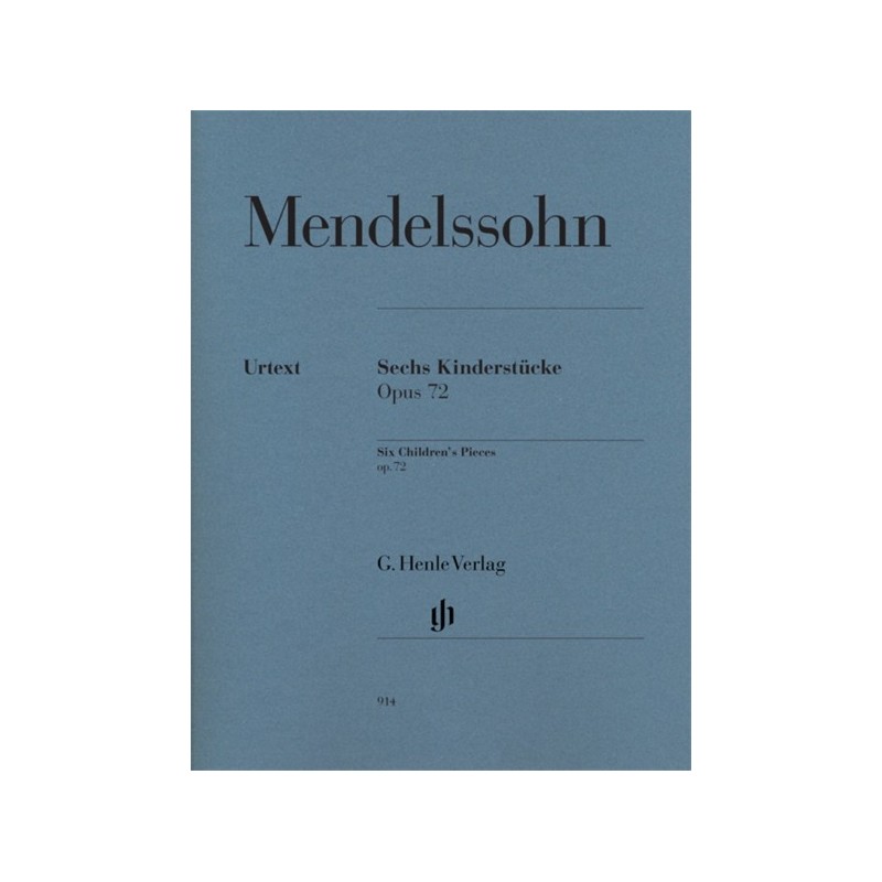 9790201809144HN914 Six Children's Pieces Op. 72