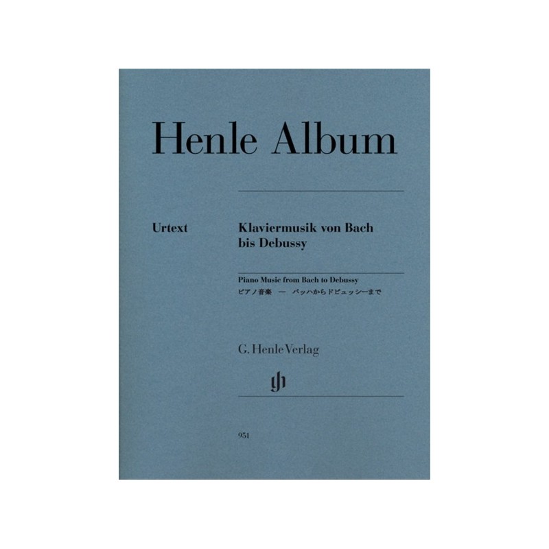 9790201809519HN951 Klaviermusik von Bach bis Debussy